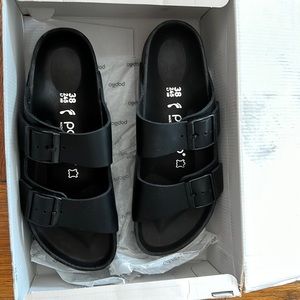 Birkenstock papillio Arizona platform black size 38